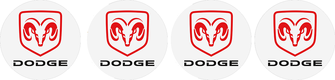 Set covorase presuri DODGE JOURNEY VAN (JC) din 2008-2012, auto, din cauciuc thermoplastic, 4 Stickere auto cu DODGE