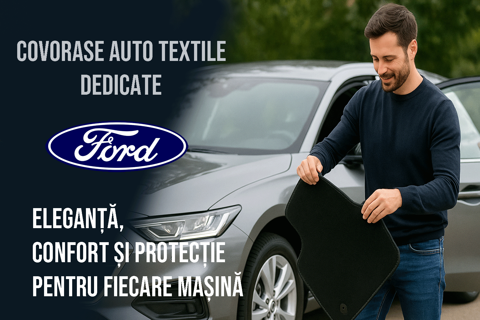 Set covorase auto textile Volvo XC90 (1) P28, 2002-2014, din mocheta, compatibile cu autoturismul Volvo XC90 (1) P28