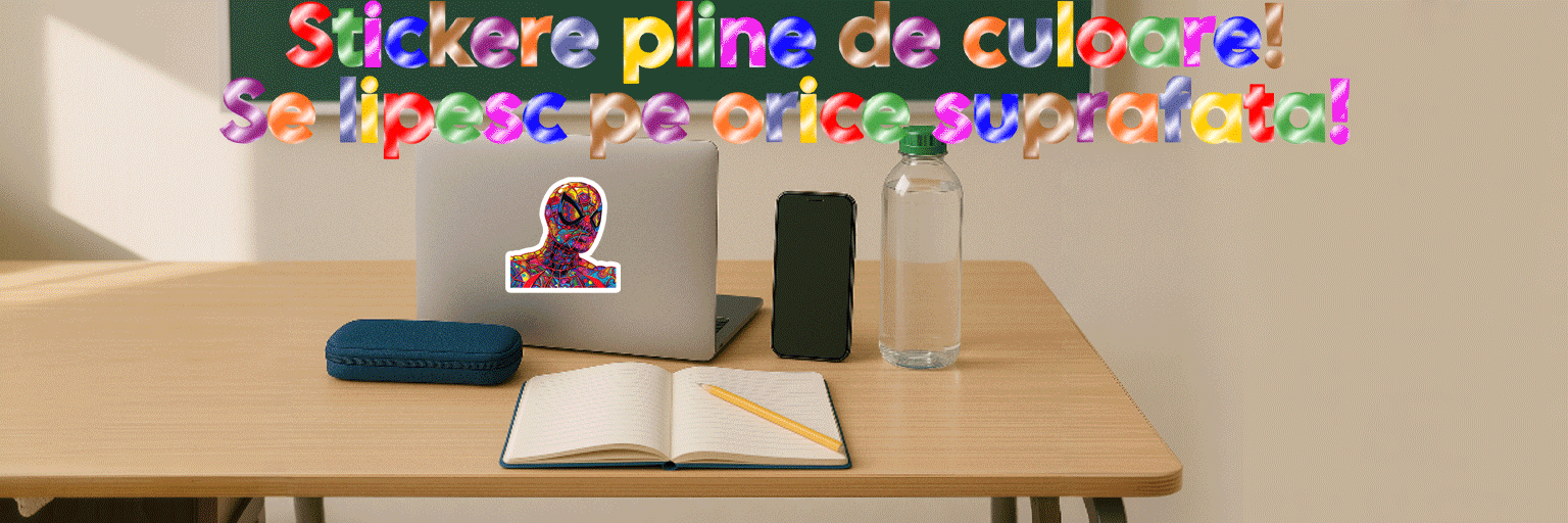 Sticker Pisica alba cu cadou si ochelari de Craciun, Autoadeziv, Cri-Flo, Marime 6 cm