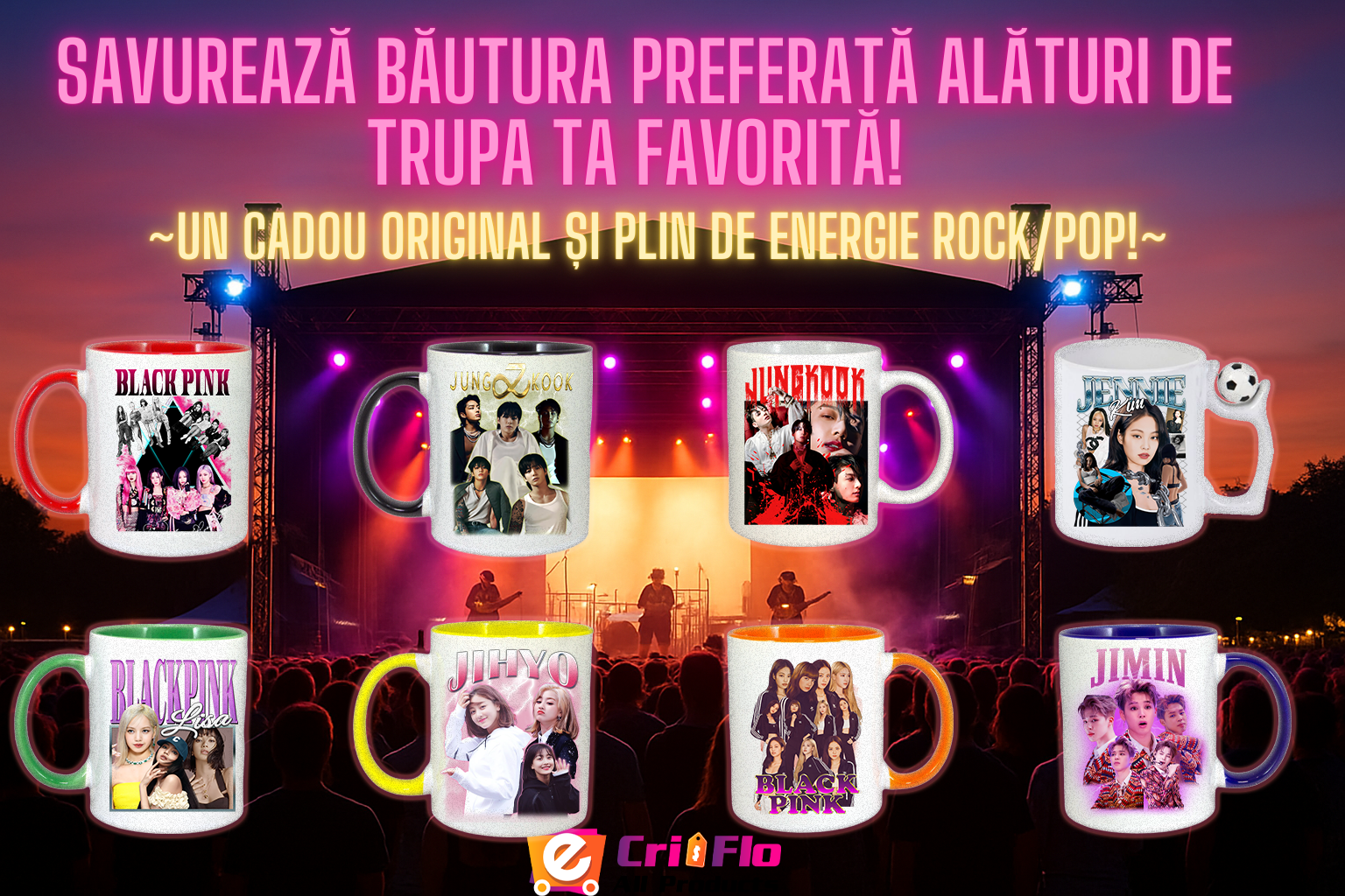 super cani cu formatii trupe de muzica rock pop din intreaga lume