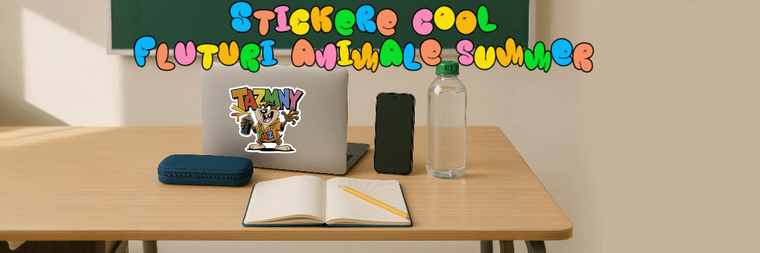 Sticker Fluture turcoaz si alb cu accente pretioase decorate, Autoadeziv, Cri-Flo, Marime 25 cm