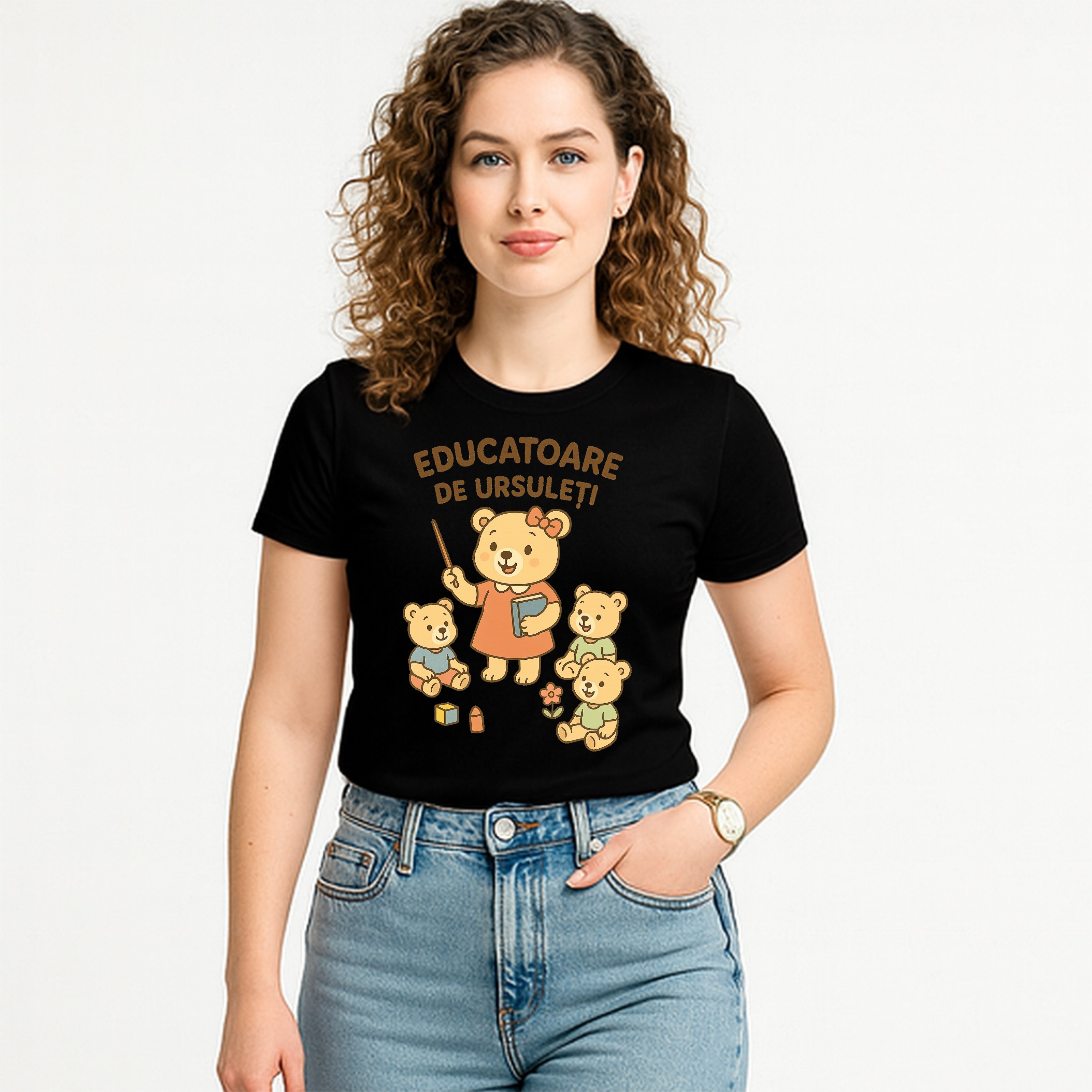 tricou dama super educatoare cadou