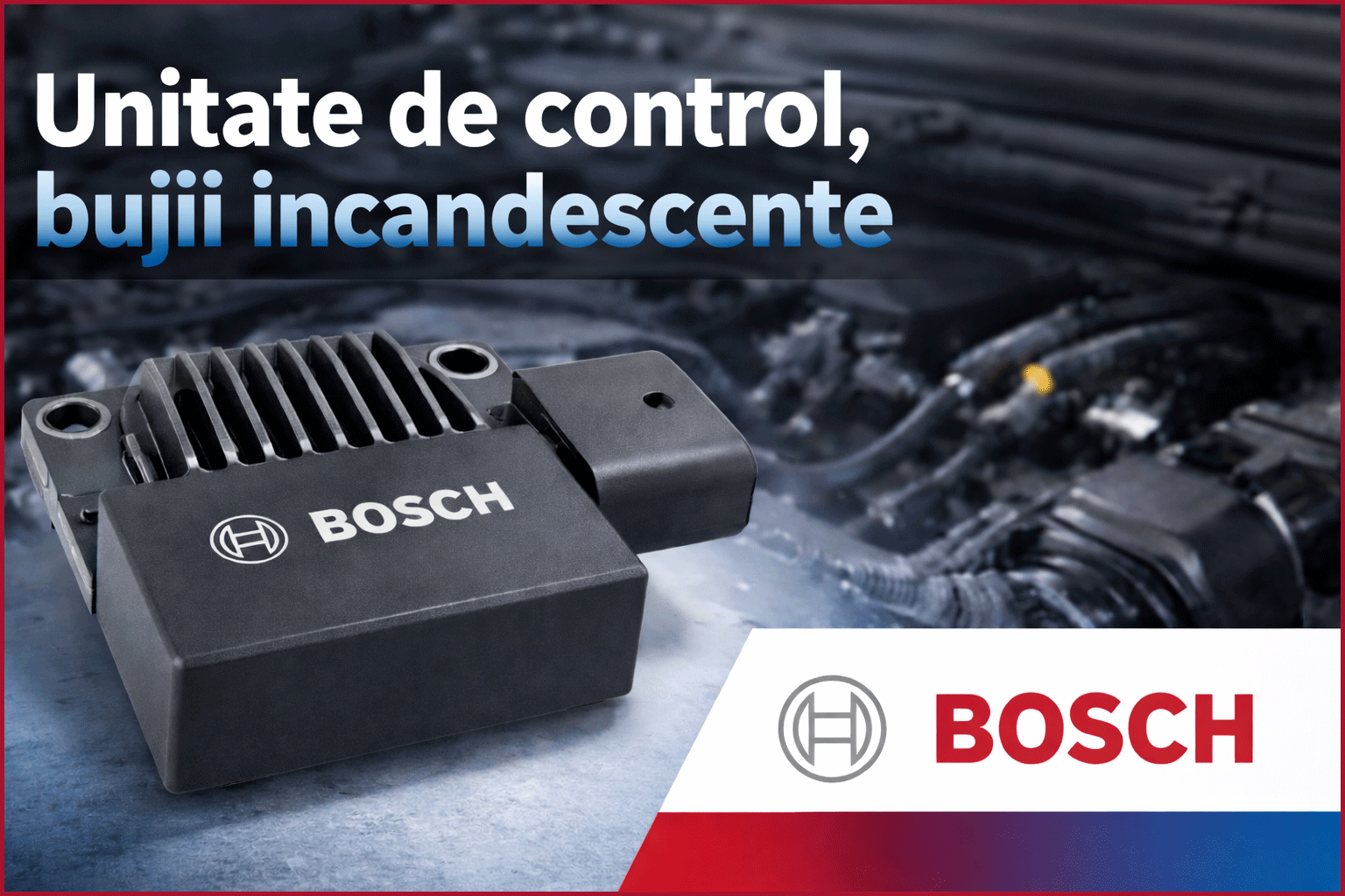 Unitate control pentru bujii incadescente ALFA ROMEO GIULIETTA (940_) 2.0 JTDM (940FXV11) 175 CP din 2013 - 2018, Bosch, 4x Stickere auto cu ALFA ROMEO