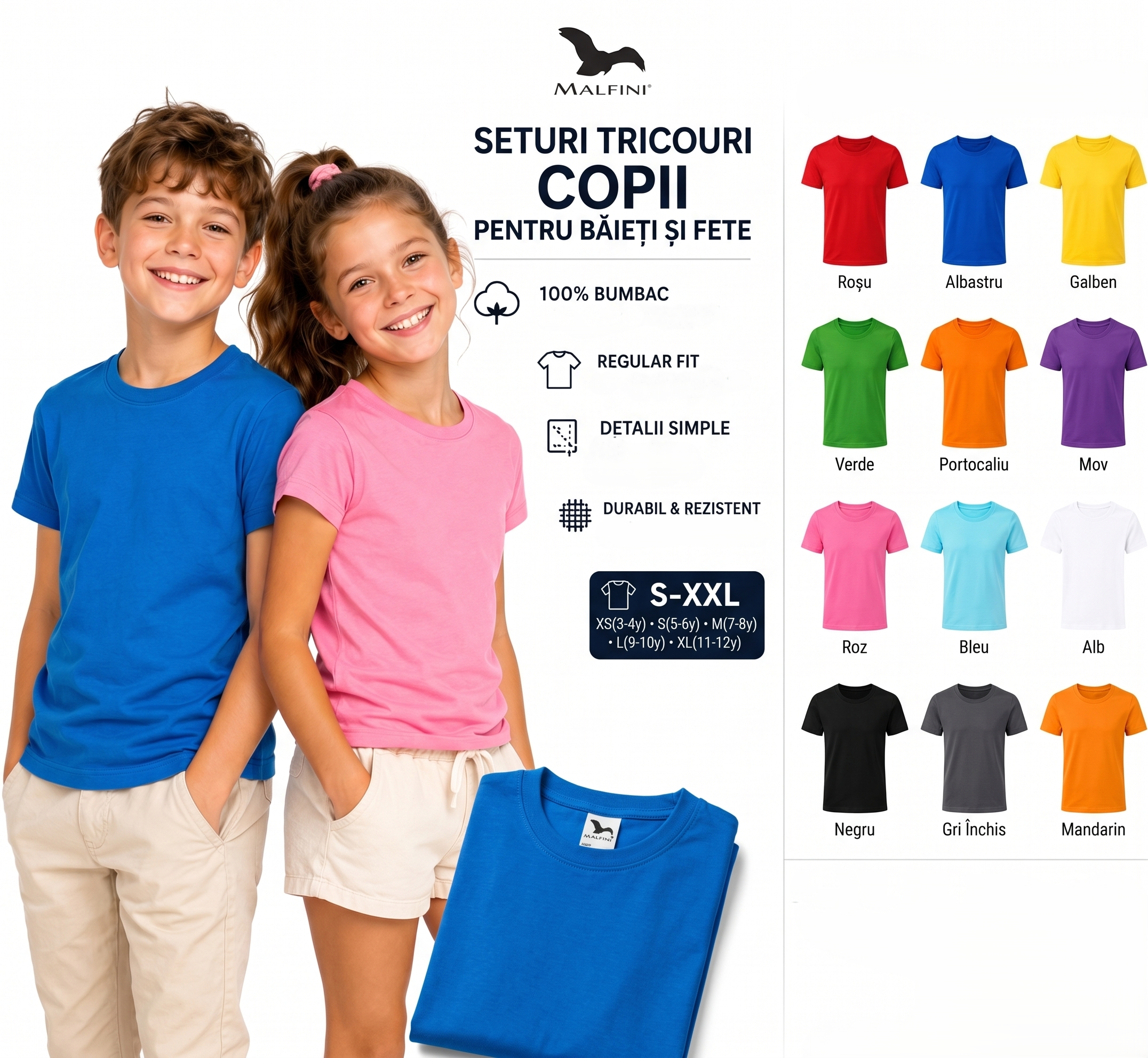 Seturi Tricou Copii Băieți și Fete