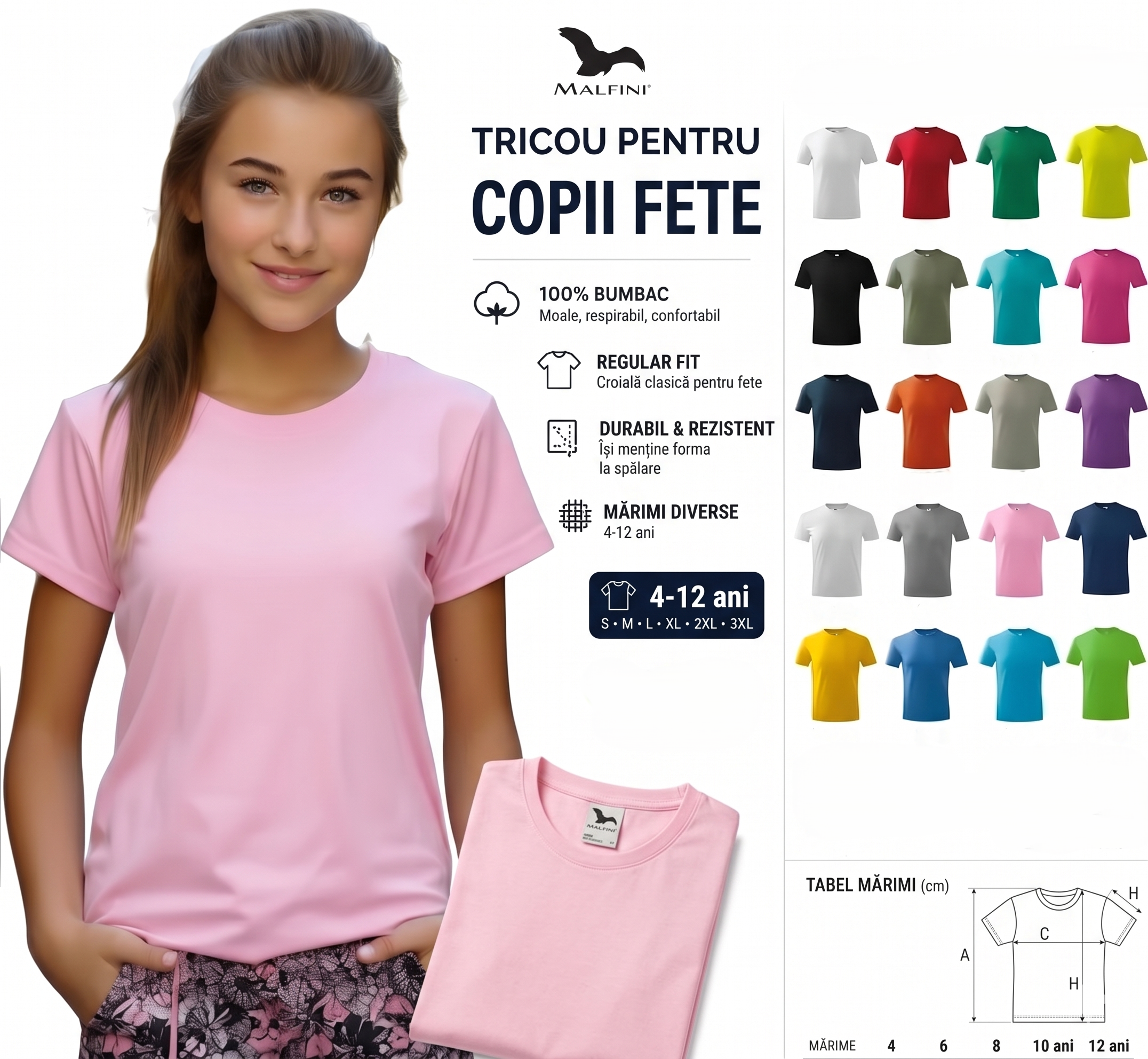 Tricouri Copii Fete