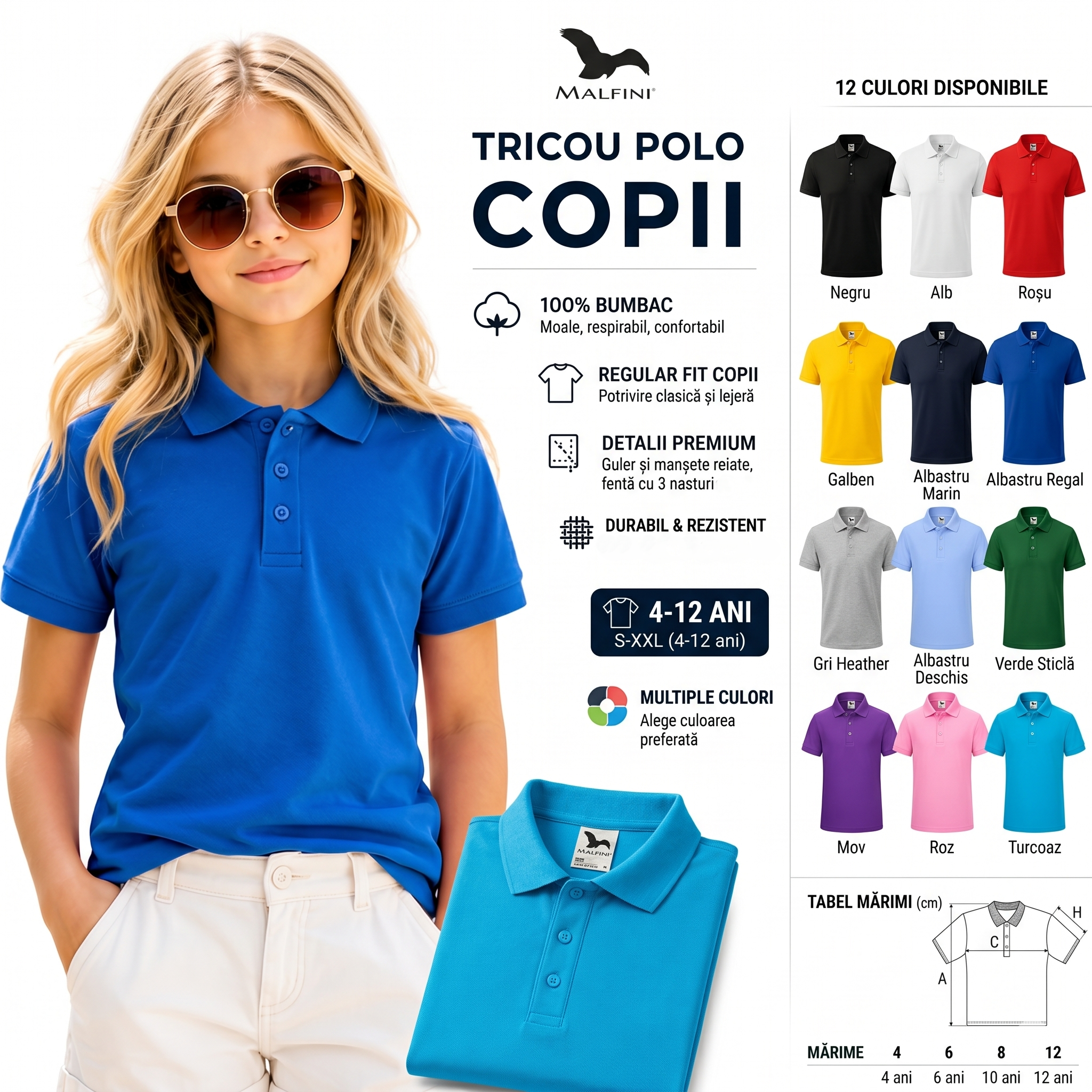 Tricouri Polo Copii