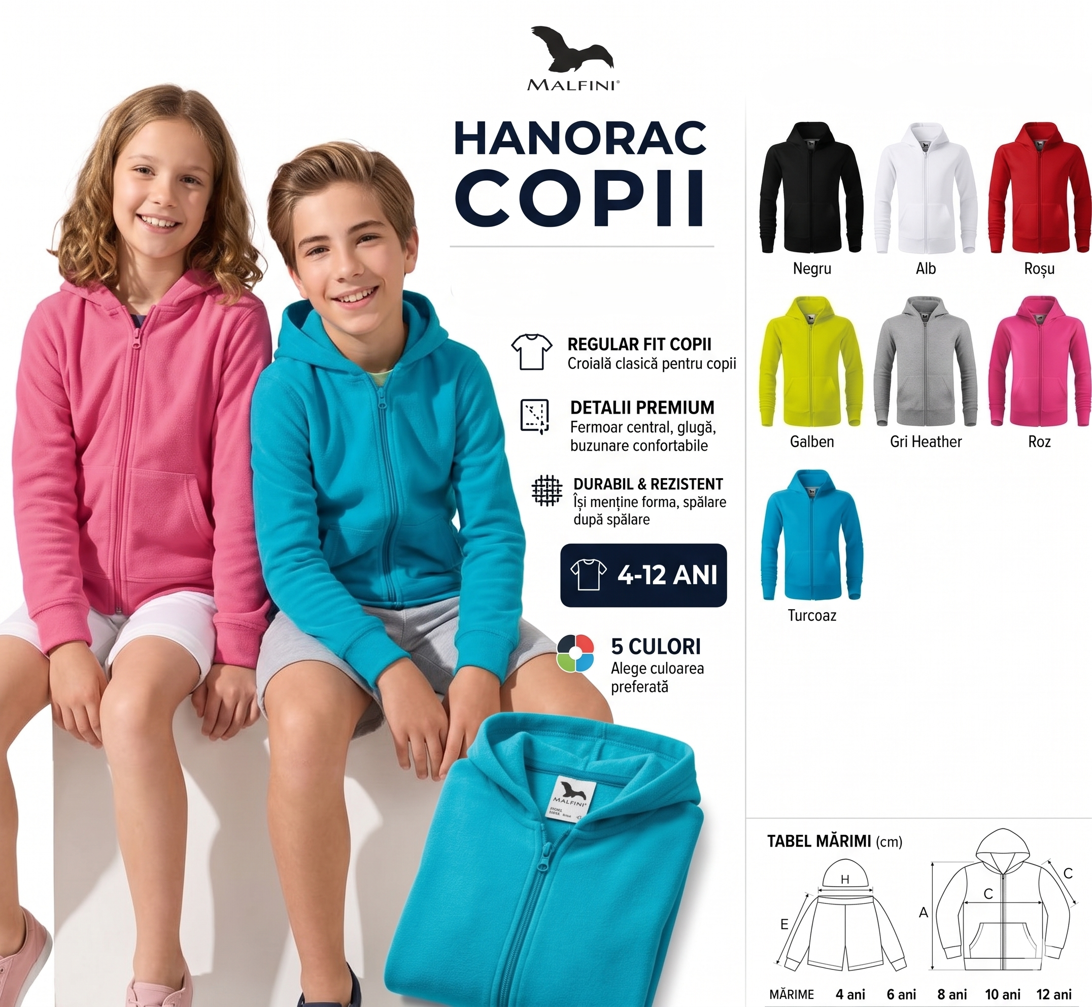 Hanorace, Jachete si Veste Copii