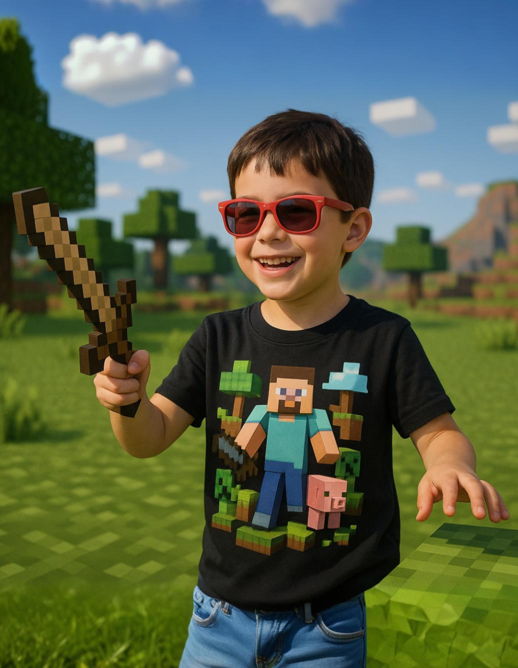 Tricouri Minecraft Copii