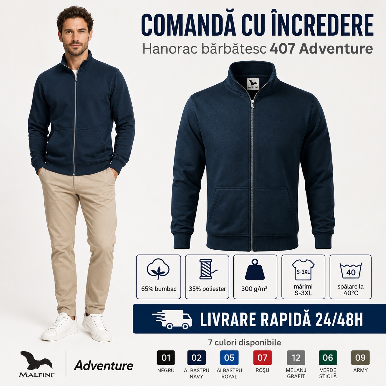 7 culori Malfini 407 Adventure Cele 7 culori Malfini 407 Adventure