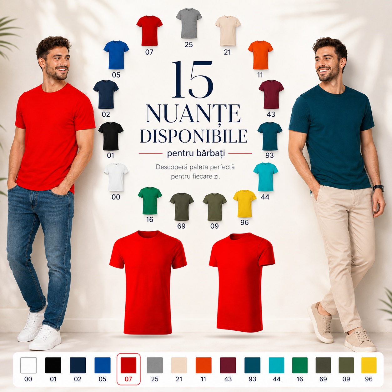 Tricou Bărbați Malfini Gulf 822 - 15 nuanțe pentru bărbați Tricou bărbați Malfini Gulf 822 15 nuanțe disponibile pentru bărbați