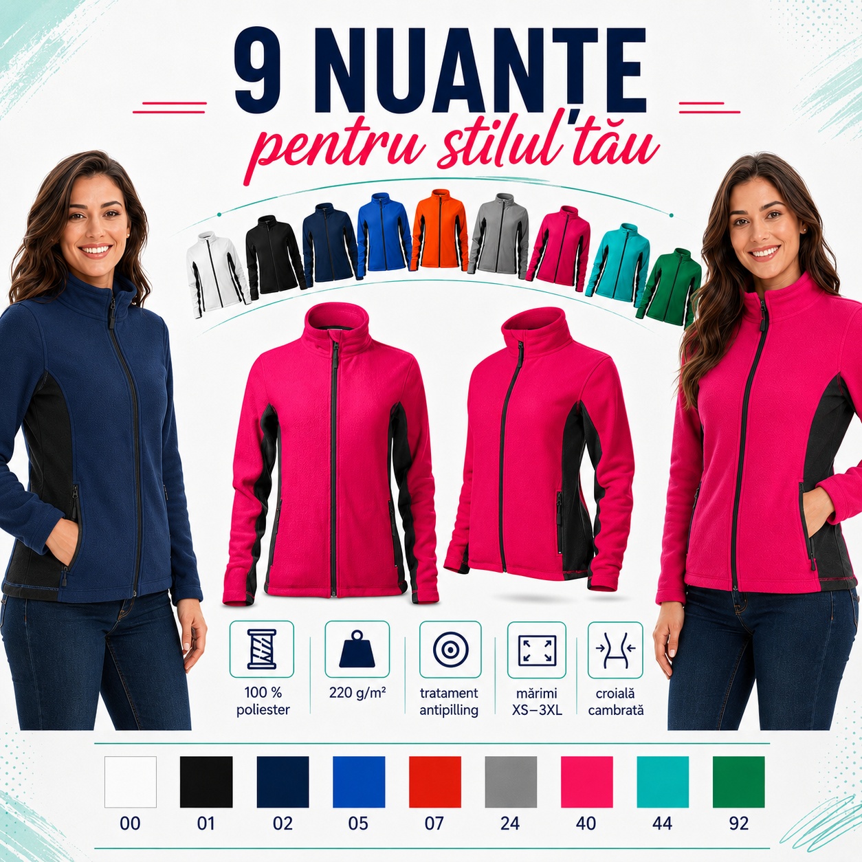 9 nuanțe MALFINI Frosty 528