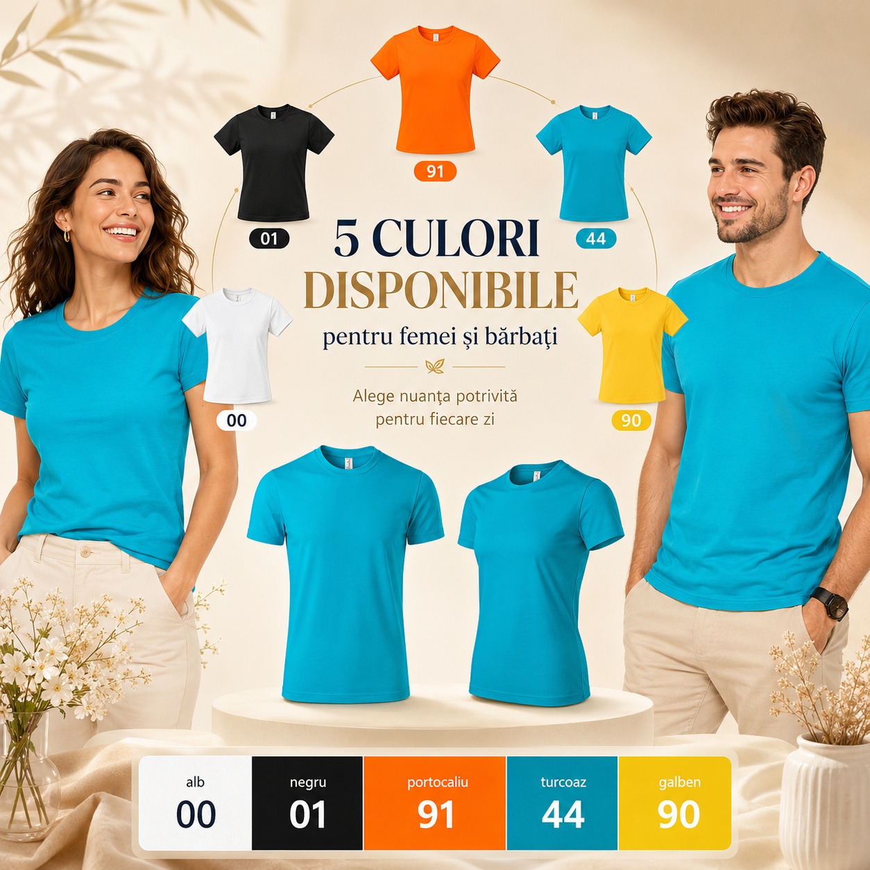 Cinci culori disponibile pentru tricoul sport unisex Tricou sport unisex Extra Dry disponibil în cinci culori pentru femei și bărbați