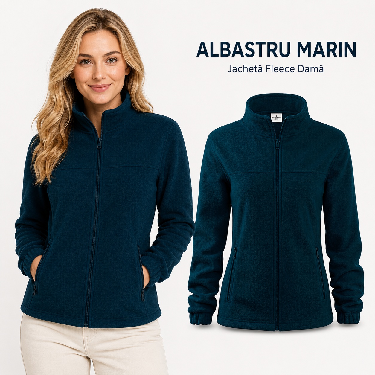 Bluza polar dama croiala cambrata