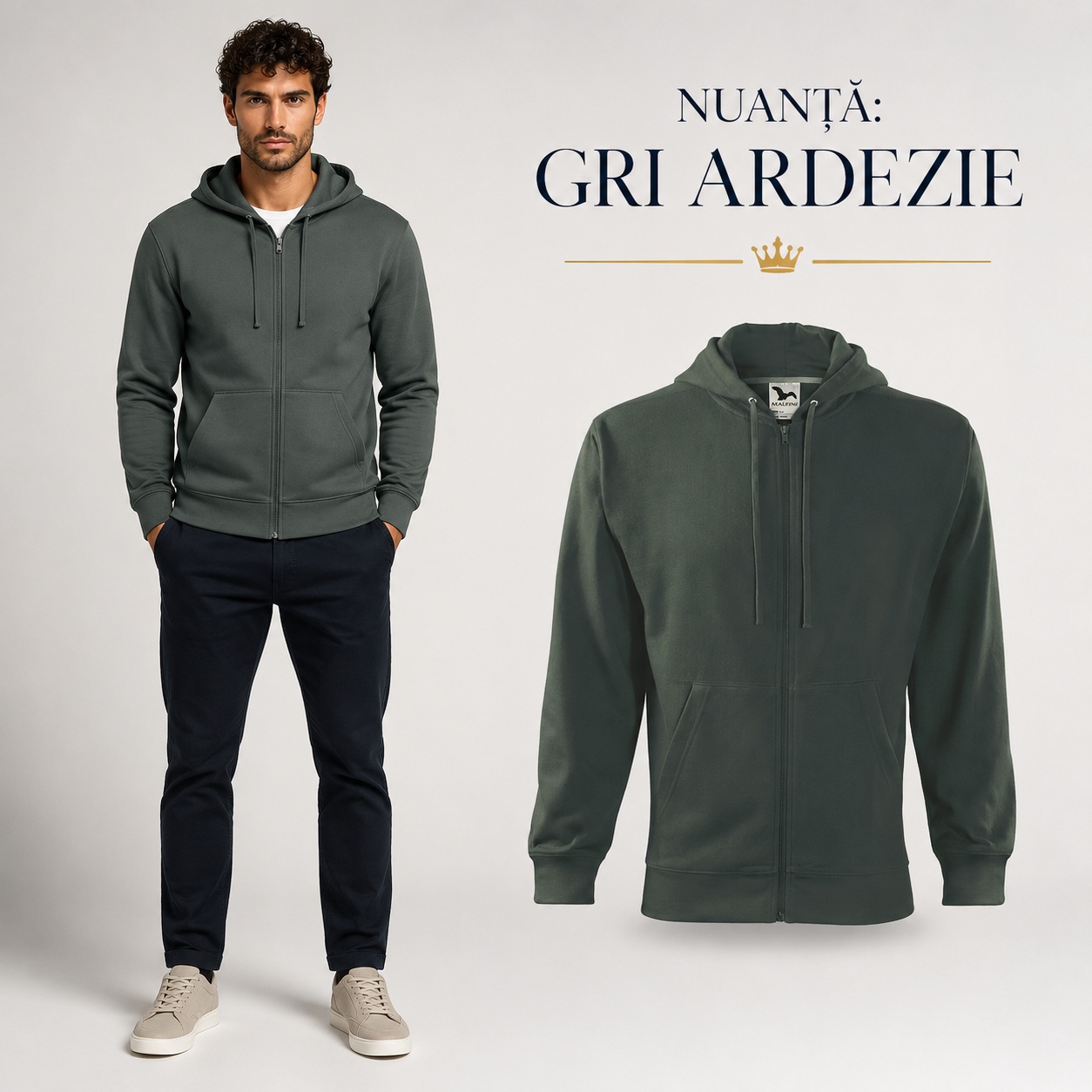 Malfini 410 Trendy Zipper hanorac masculin