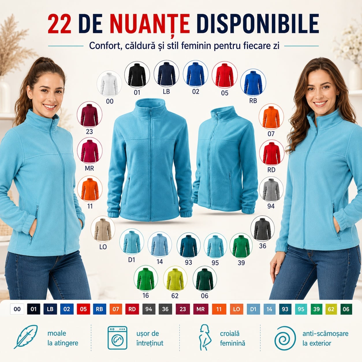 De ce sa alegi jacheta fleece dama Jacket 504