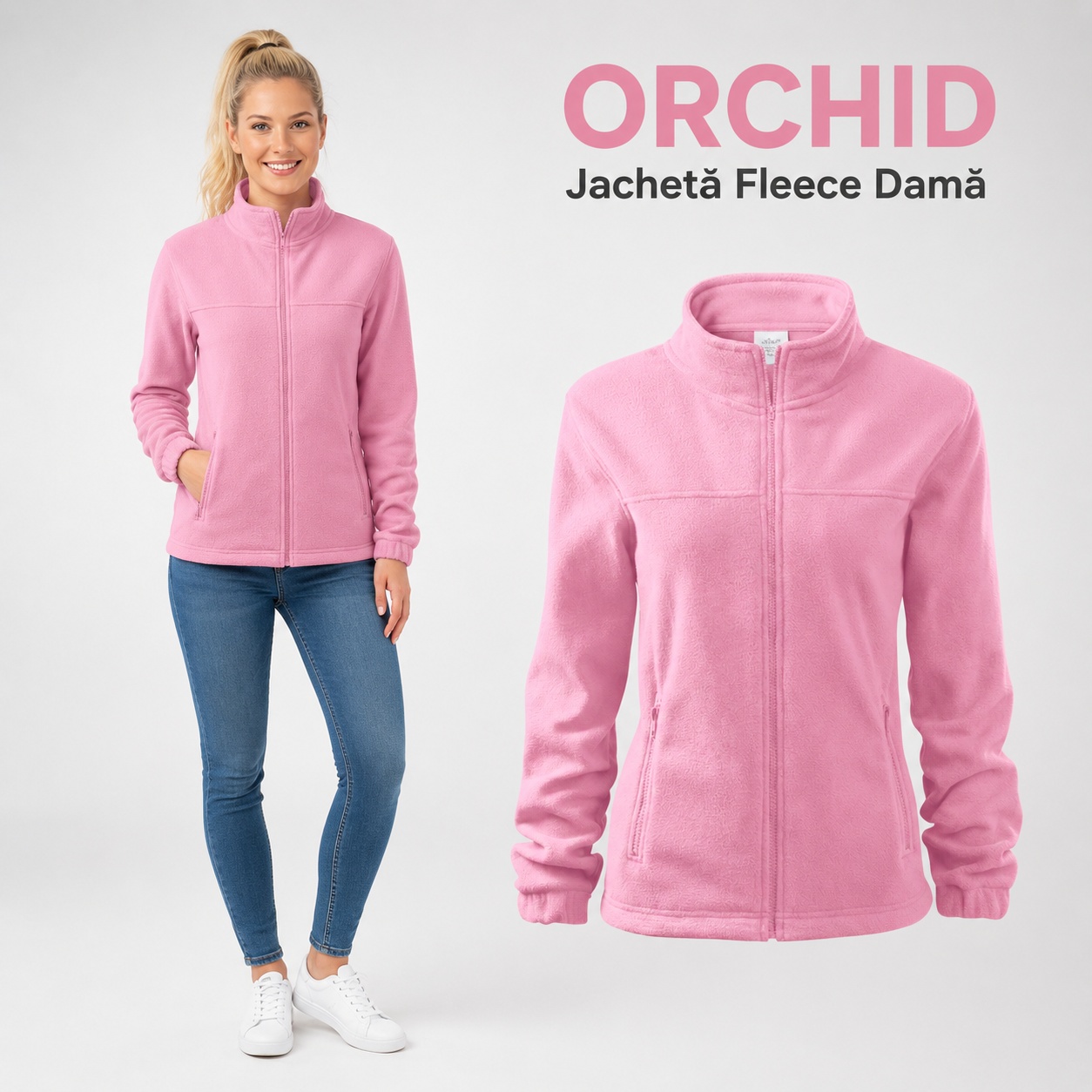 Jacheta fleece dama pentru oras si serviciu