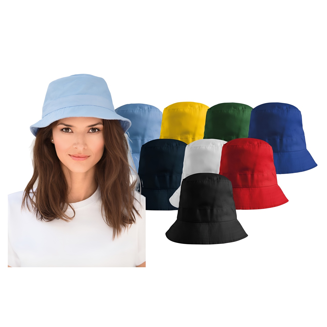 Pălării damă Malfini Classic în mai multe culori pentru protecție solară și personalizare
