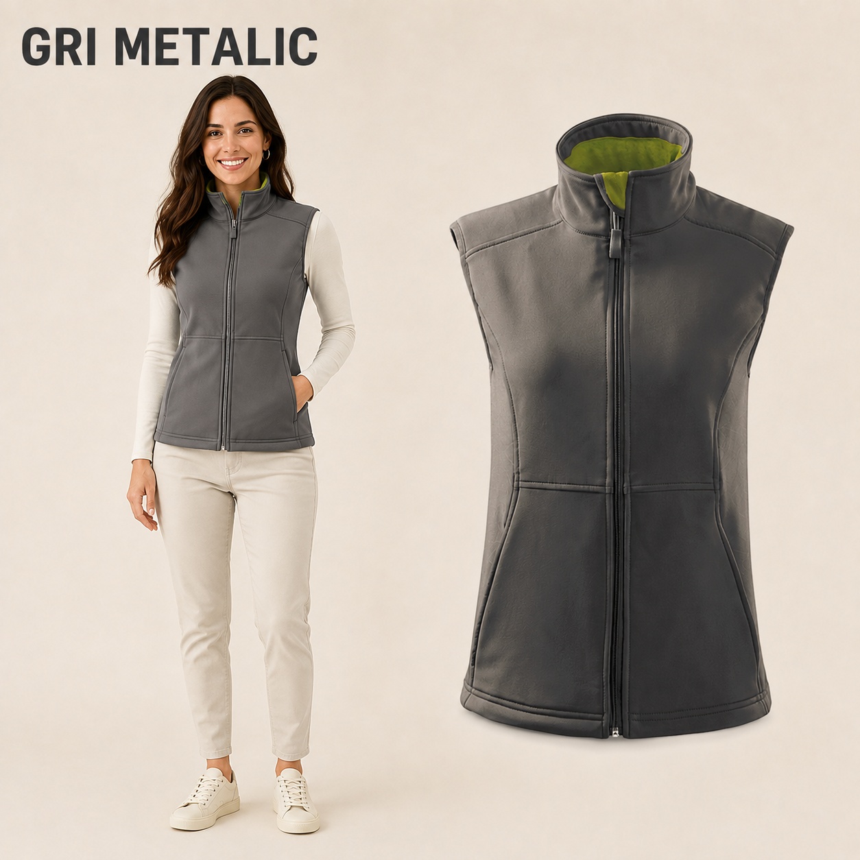 Vestă softshell femei Vision 516 culori și design