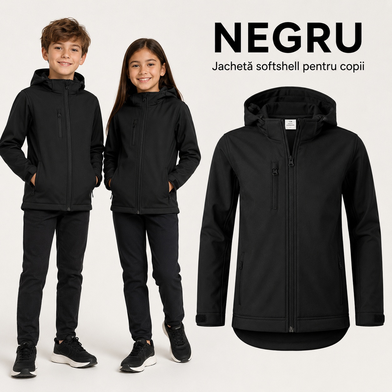 Geacă softshell pentru copii Performance 535 imagine prezentare