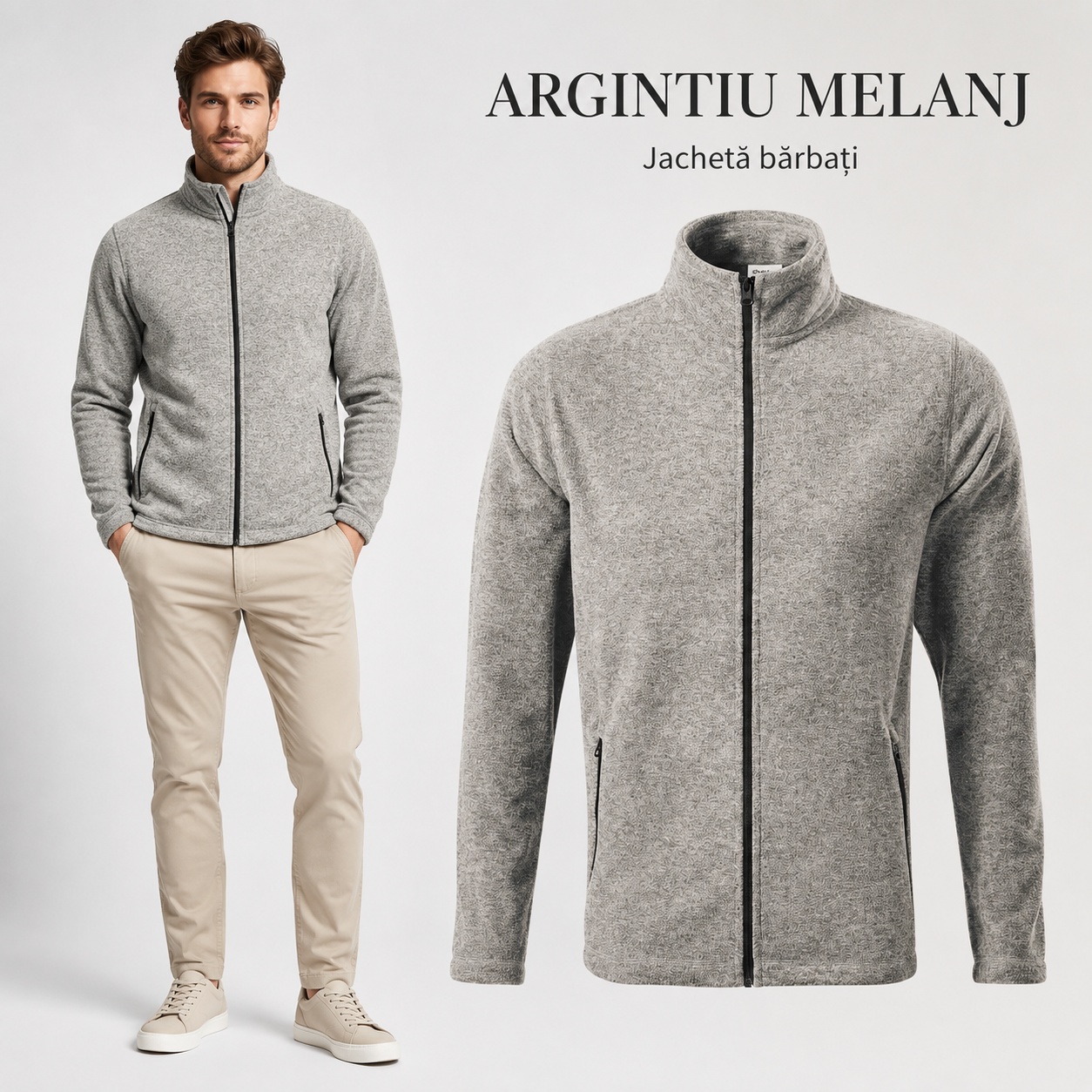 Jachetă fleece reciclată bărbați Malfini Factor 852