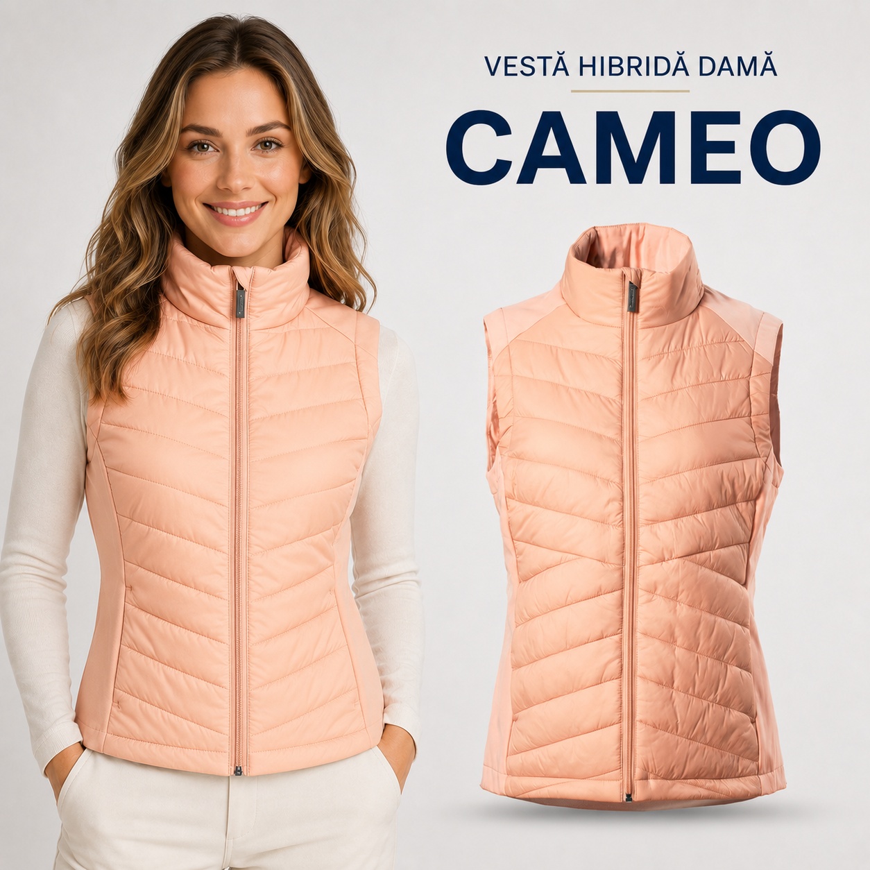 Vestă damă fără mâneci Cross 558 matlasată softshell