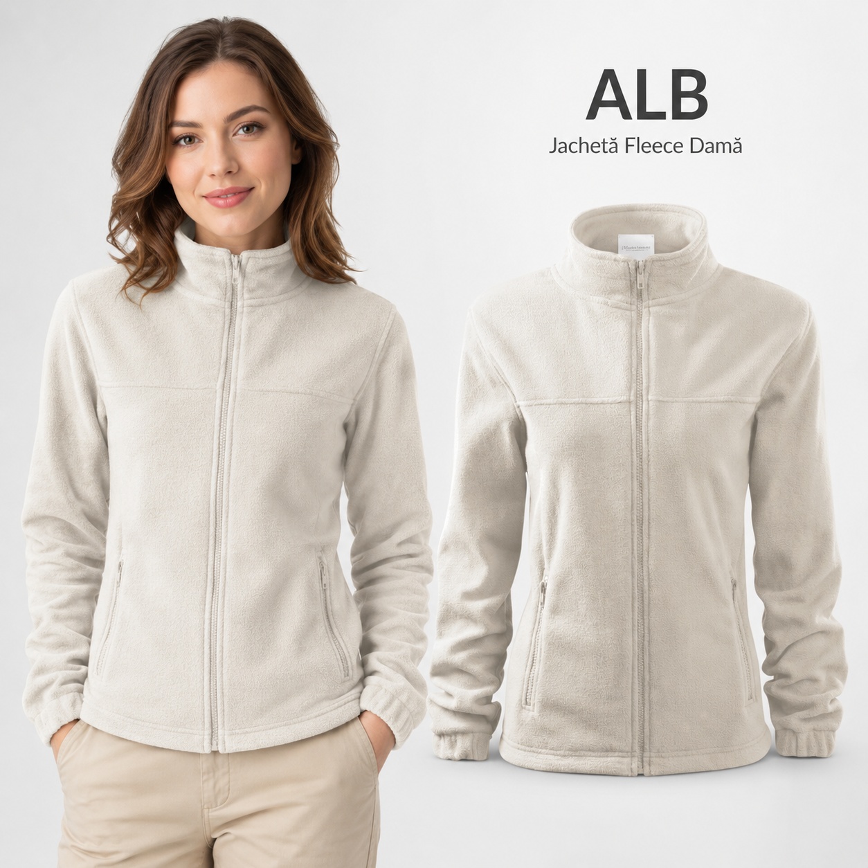 Bluza dama fleece Jacket 504 prezentare
