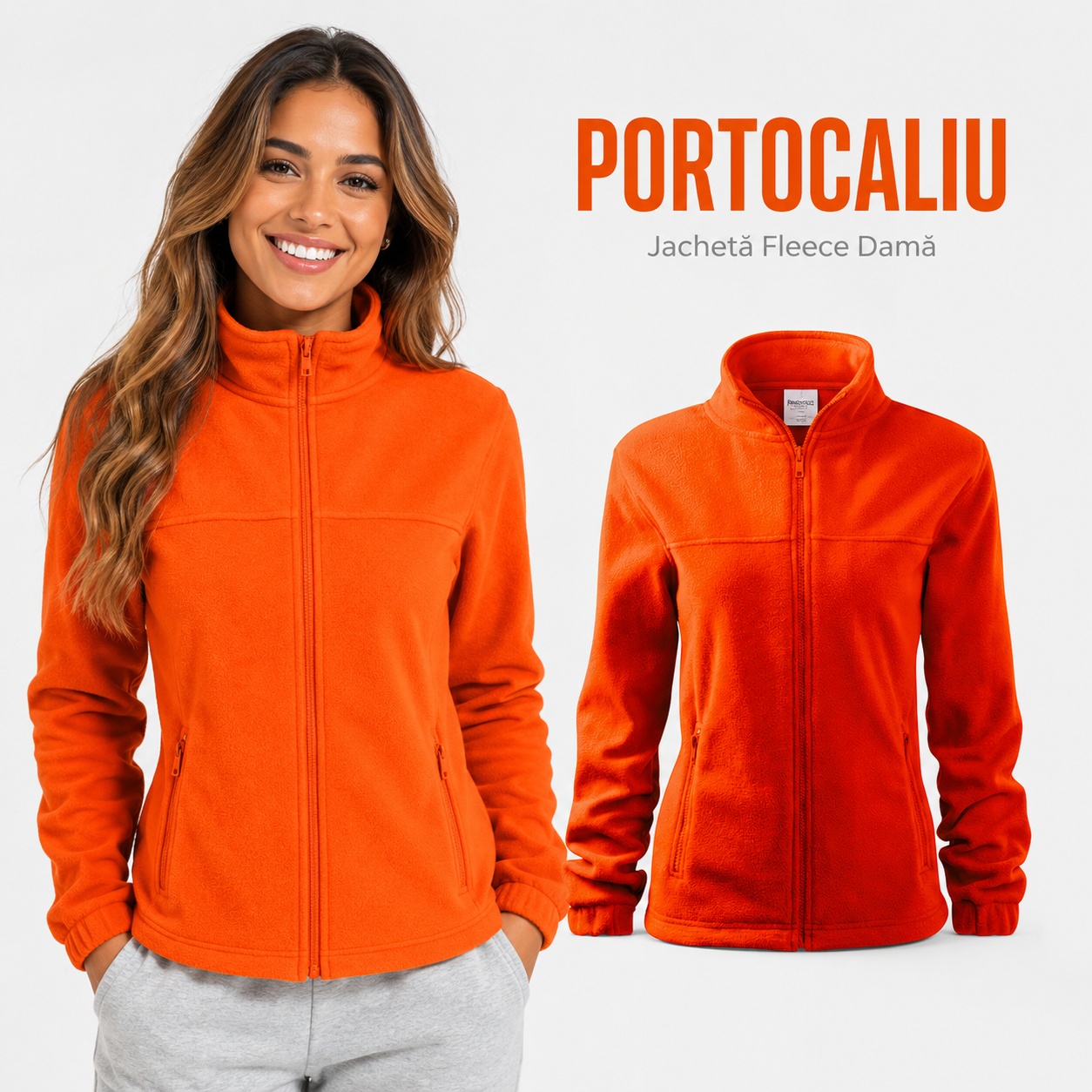 Bluza fleece dama pentru timp liber