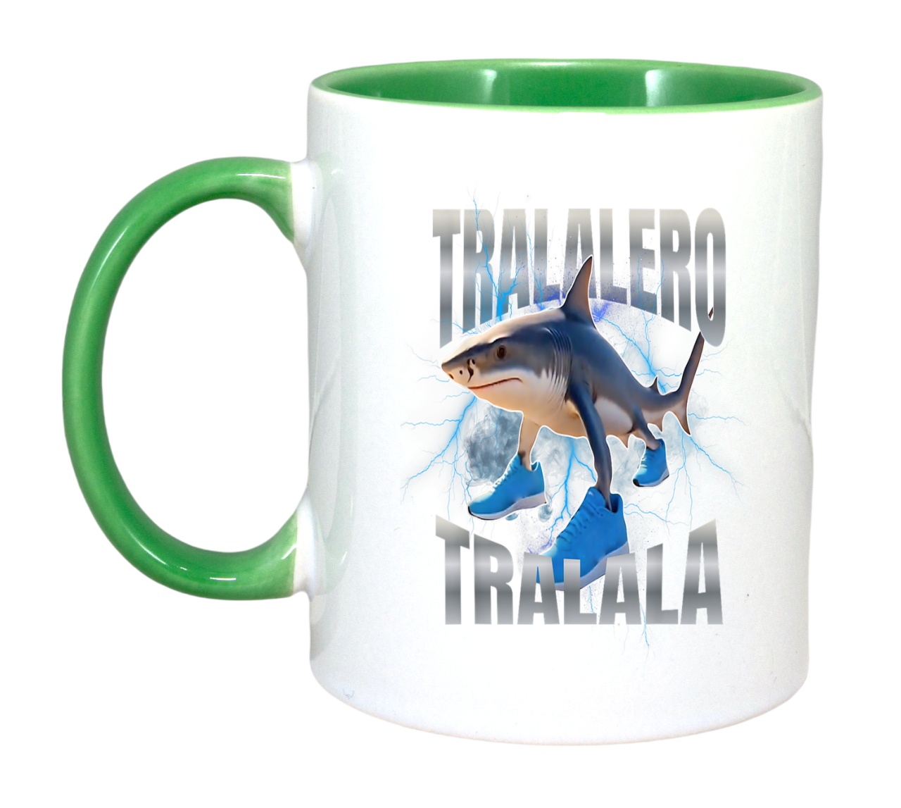 Tralalero Tralala Italian Brainrot Meme Shirt - Lustiger Hai In Sneakern Für Kinder & Teens