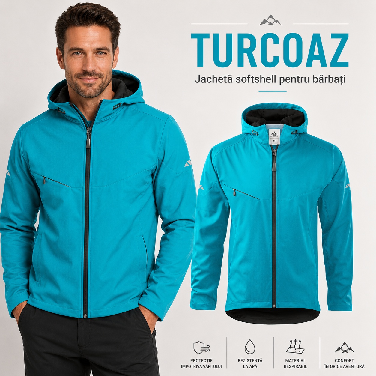 Cool 515 geaca softshell barbati cinci culori