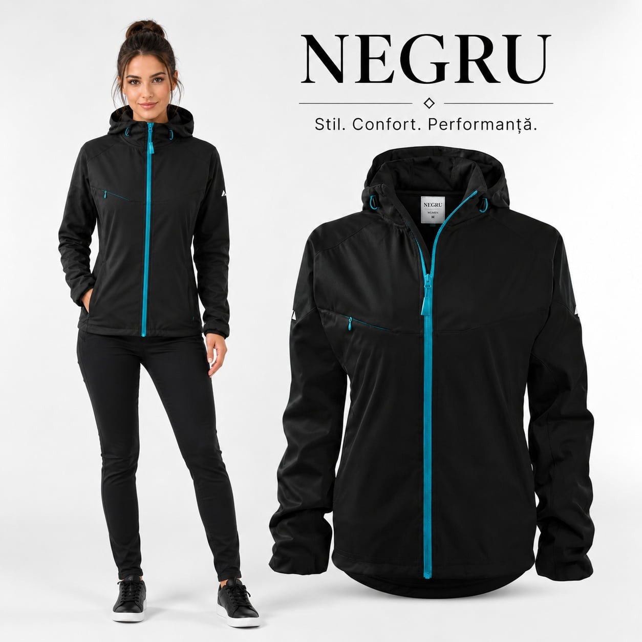 Ghid mărimi și caracteristici jachetă softshell damă Cool 514