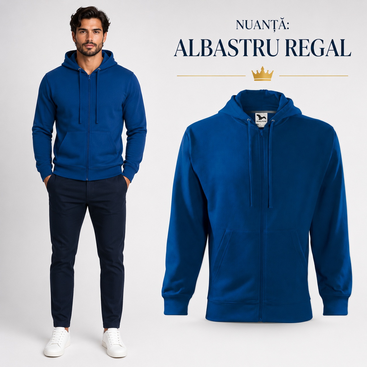 Hanorac bărbați Malfini 410 Trendy Zipper imagine produs