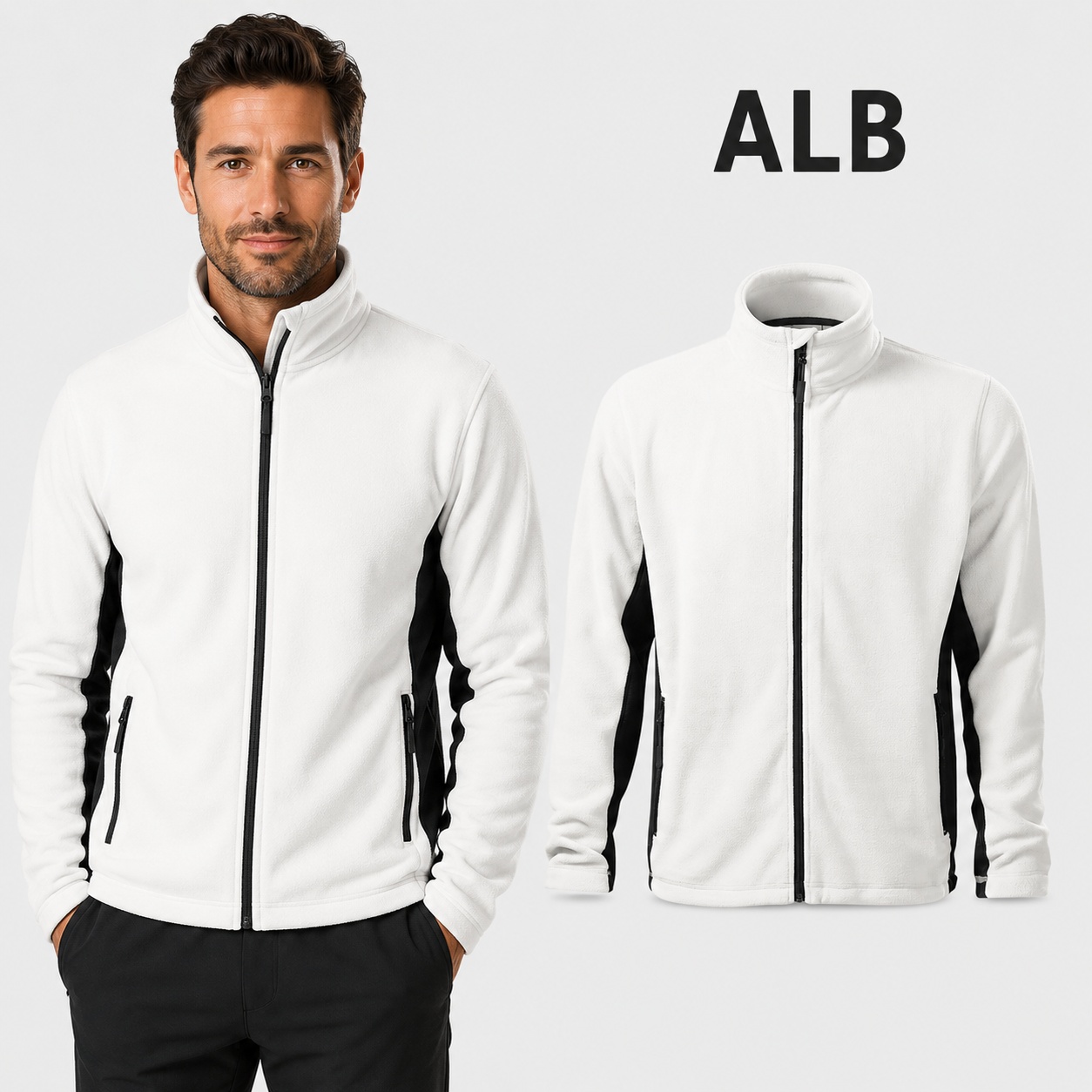 Detalii jachetă fleece bărbați Malfini Frosty 527