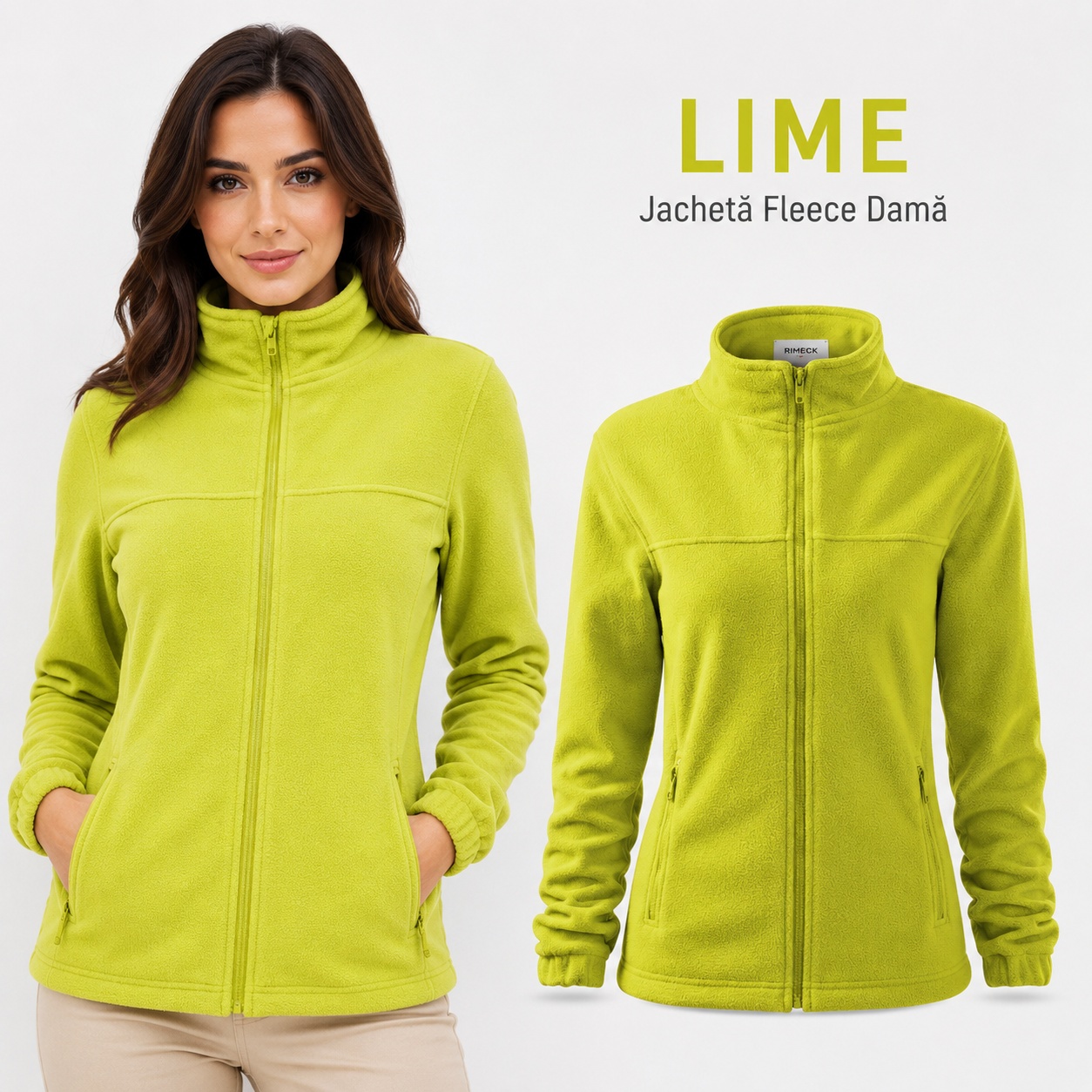 Bluza fleece dama pentru oras