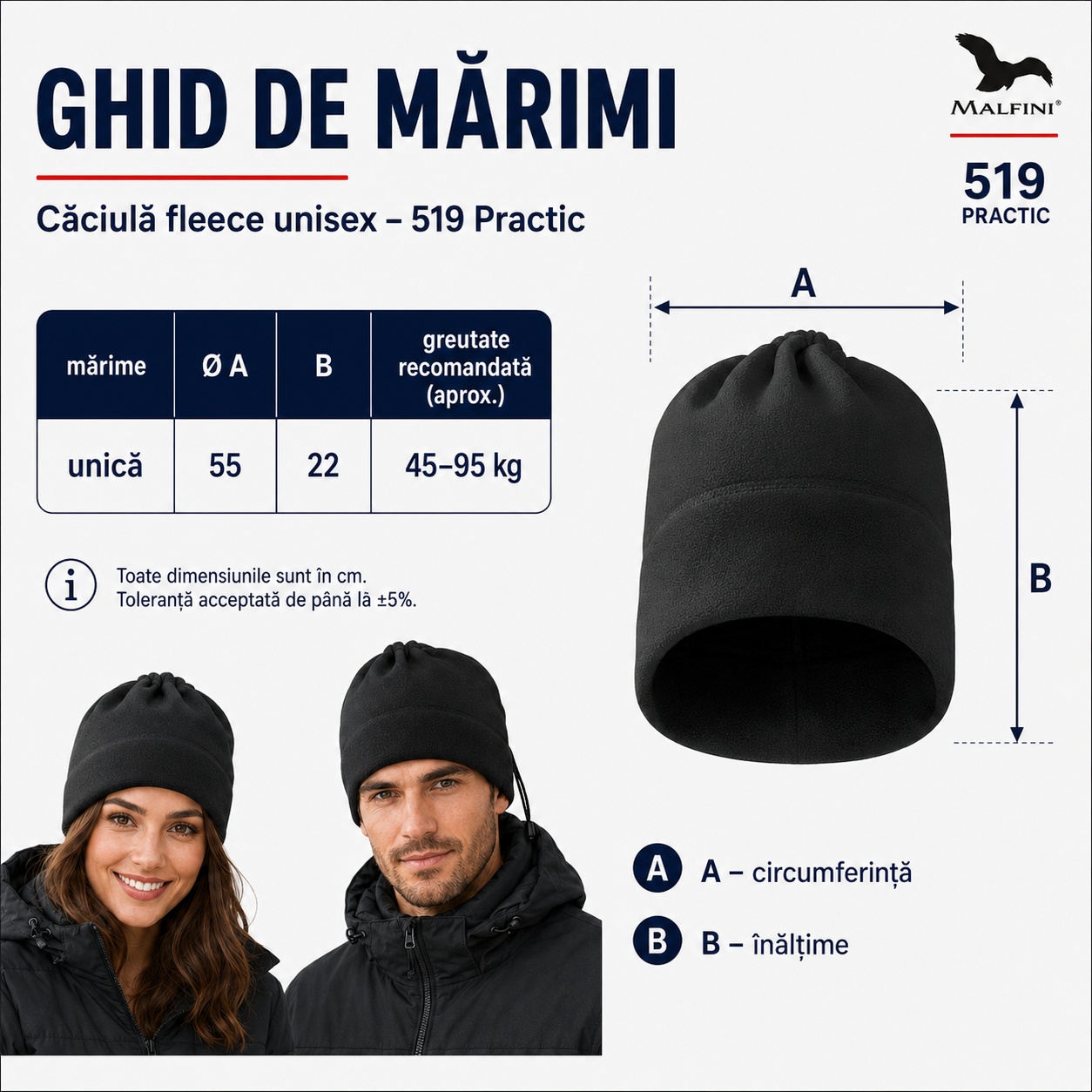 Căciulă fleece unisex pentru drumeții sport și utilizare zilnică