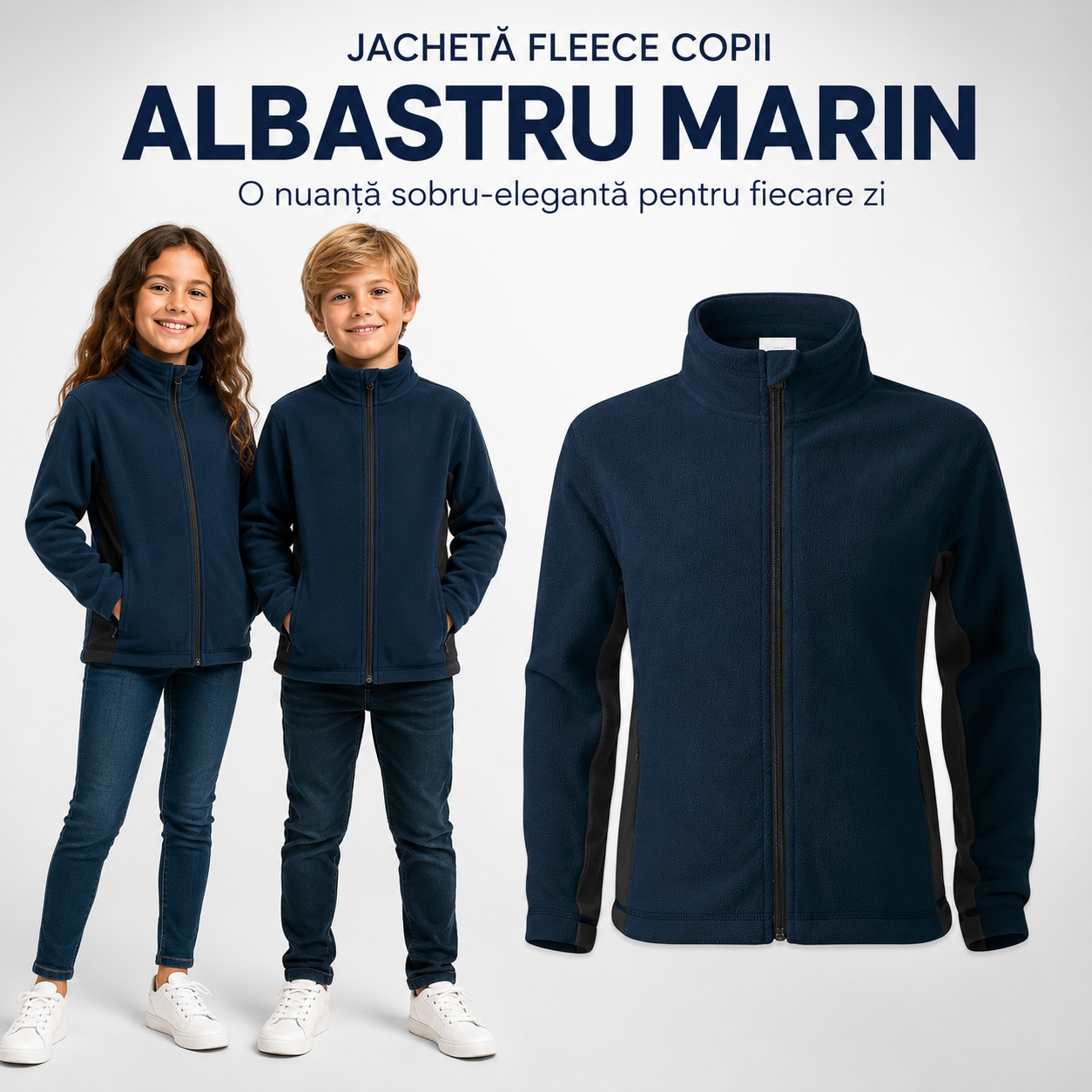 Jacheta fleece copii avantaje si culori