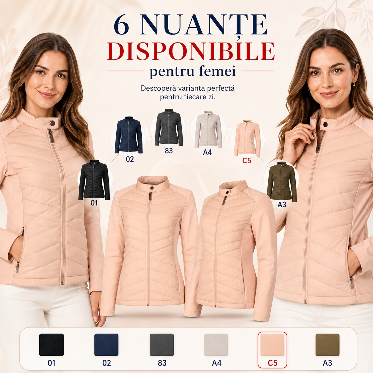 Detalii geacă hibridă damă Cross 556 guler fermoar și softshell
