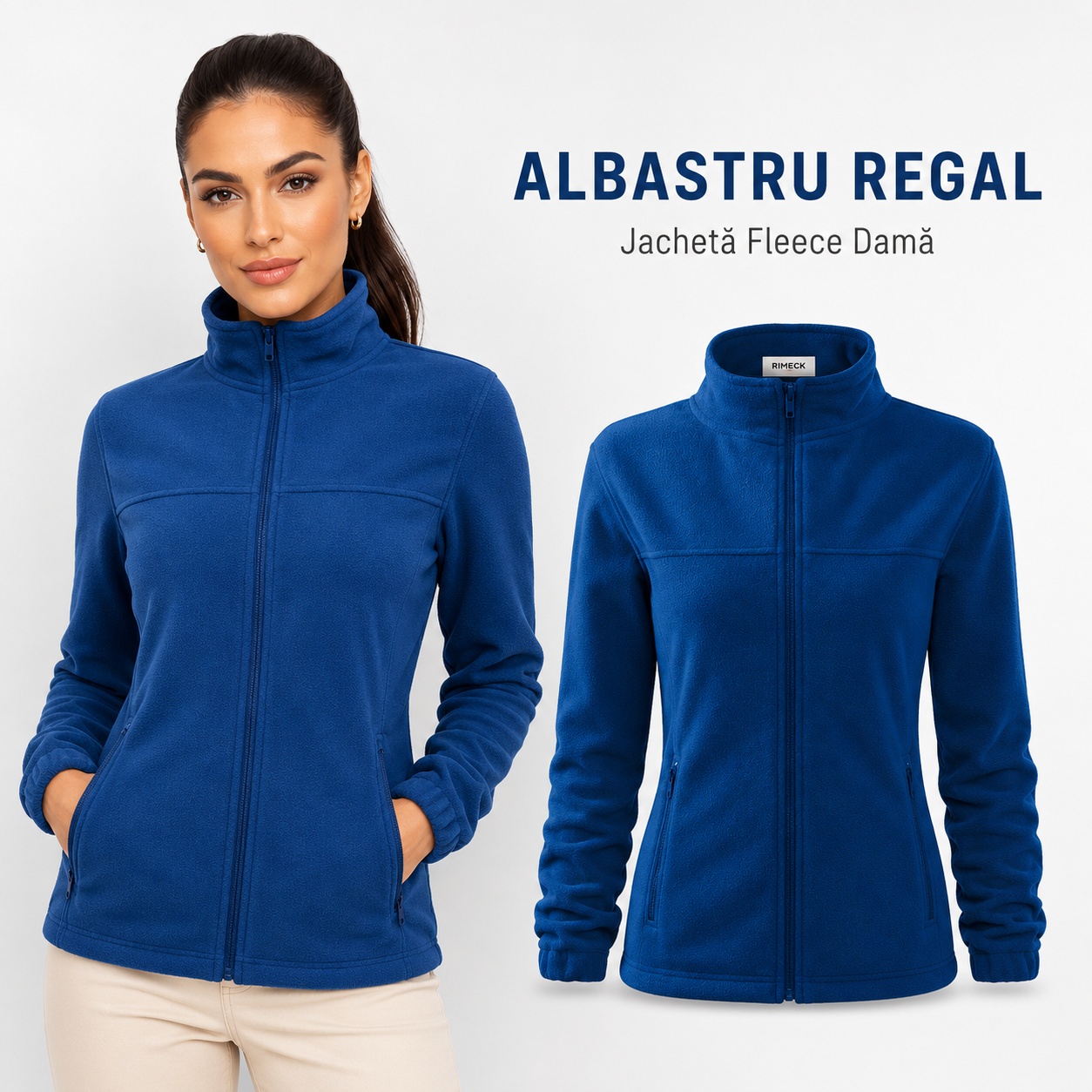 Jacheta fleece dama moale si confortabila