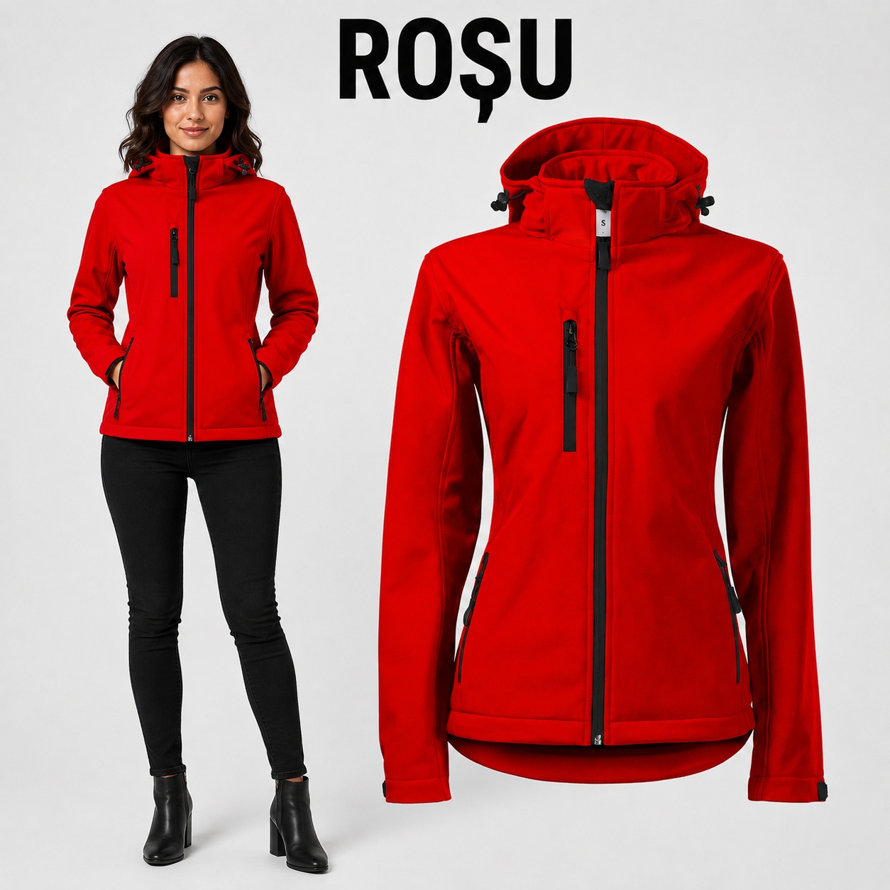 Geacă damă tip jachetă softshell impermeabilă Performance 521