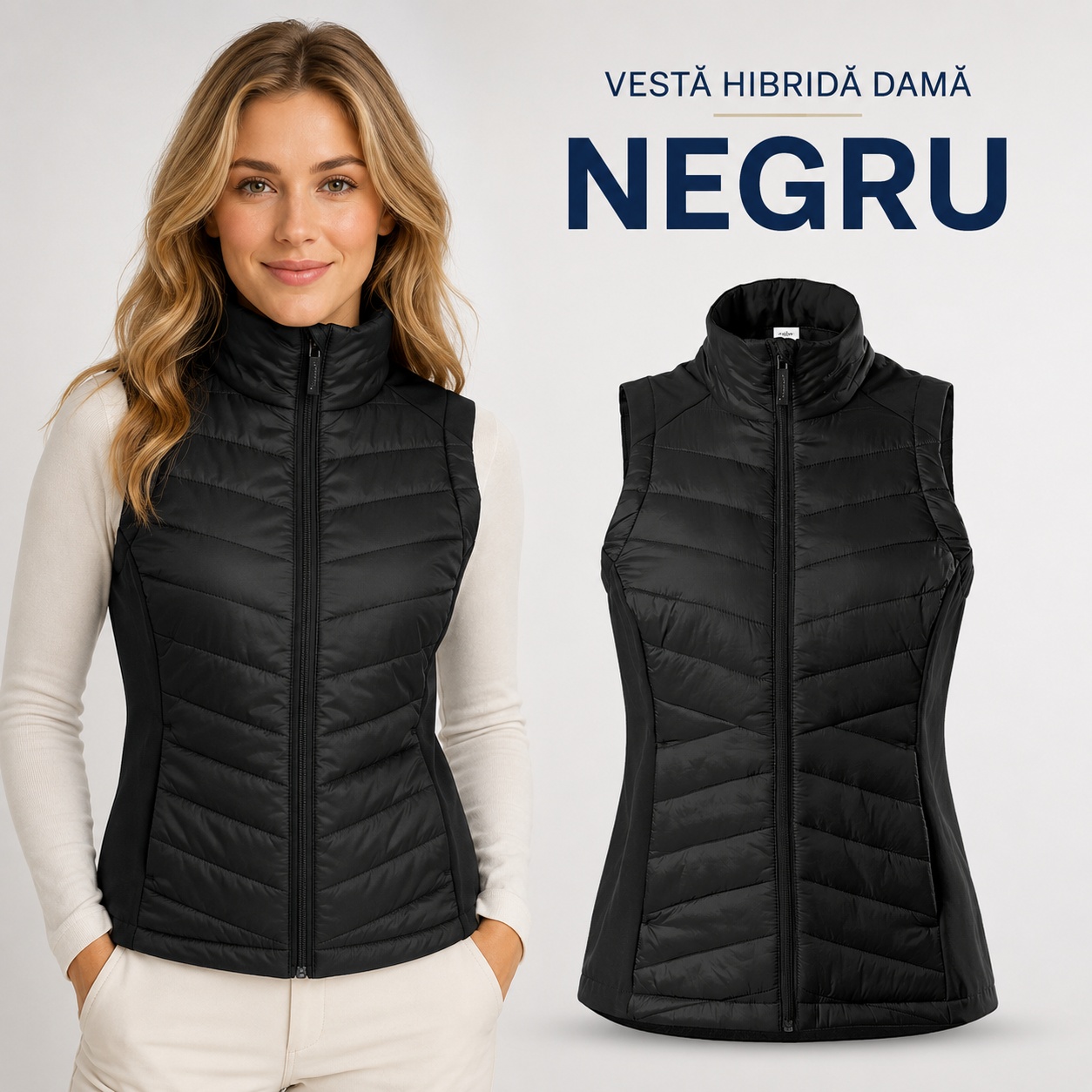 Cross 558 vestă damă stil feminin și funcțional
