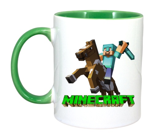 Cana Minecraft Steve calaretul luptator