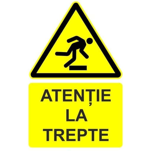 Indicator Atentie la trepte indicator de avertizare, Sticker autocolant