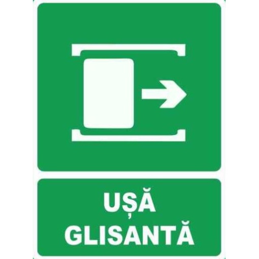 Indicator Indicator usa glisanta, Sticker autocolant