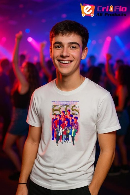 Tricou barbat Kpop cu trupa BTS 4 music Coreean 181