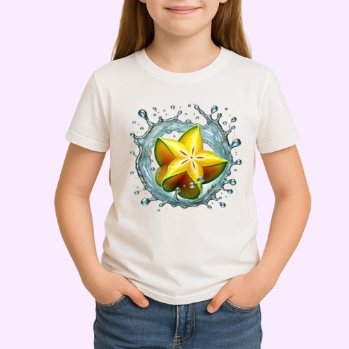 Tricou Carambola in explozie acvatica, Fructe, Copii | Dama