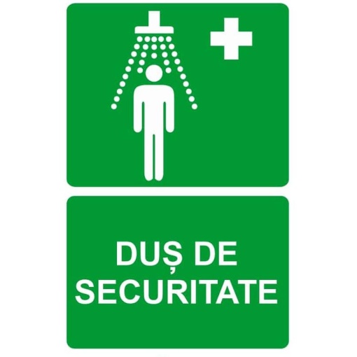 Indicator Dus de securitate v1, Sticker autocolant