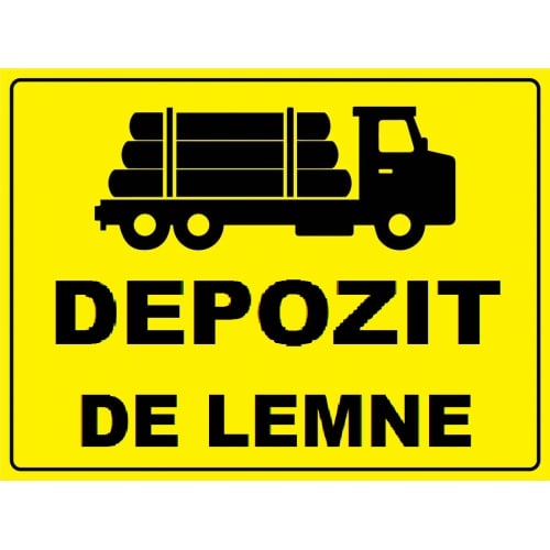 Indicator pentru depozit de lemne, Sticker autocolant