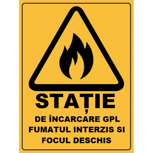 Indicator Pentru statie in incarcare GPL, Sticker autocolant