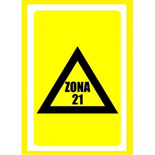 Indicator Pentru zona 21, Sticker autocolant