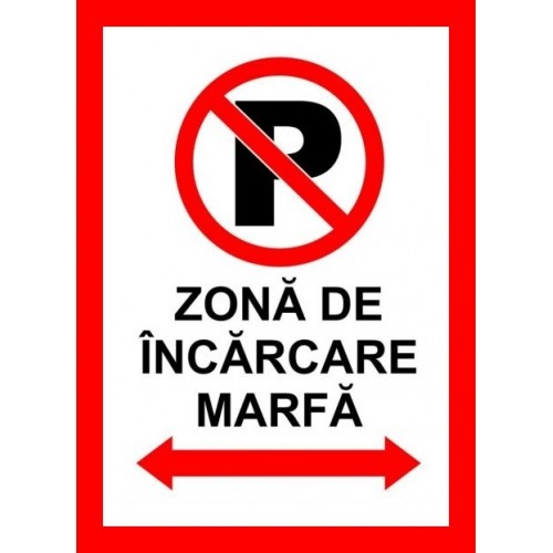 Indicator Pentru zona de incarcare marfa v1, Sticker autocolant