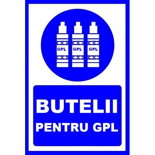 Indicator Placute pentru butelii GPL, Sticker autocolant
